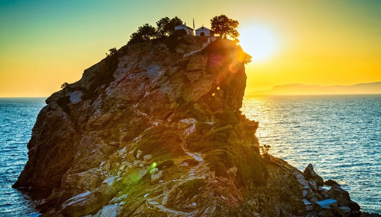 Skopelos in Gracia la chiesa Agios Ioannis