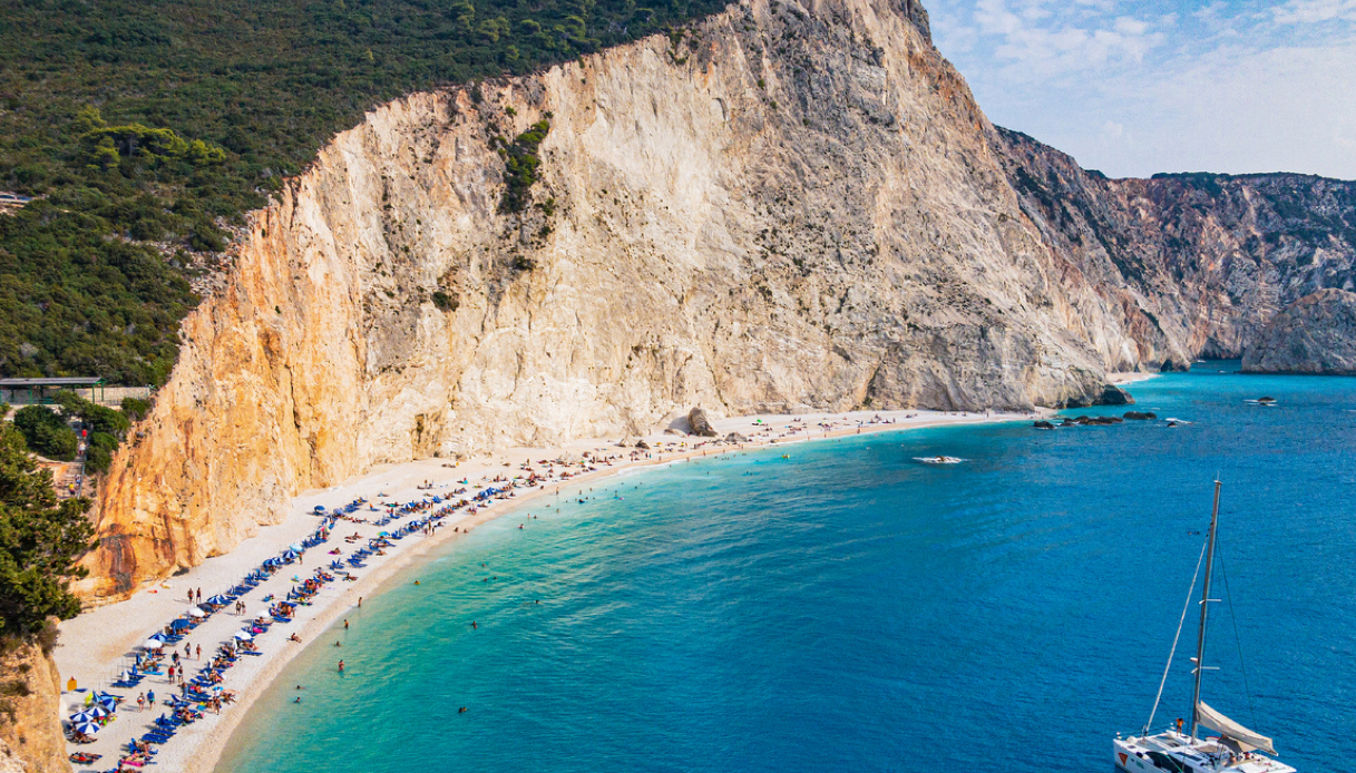 Spiaggia Porto Katsiki isola di Lefkada