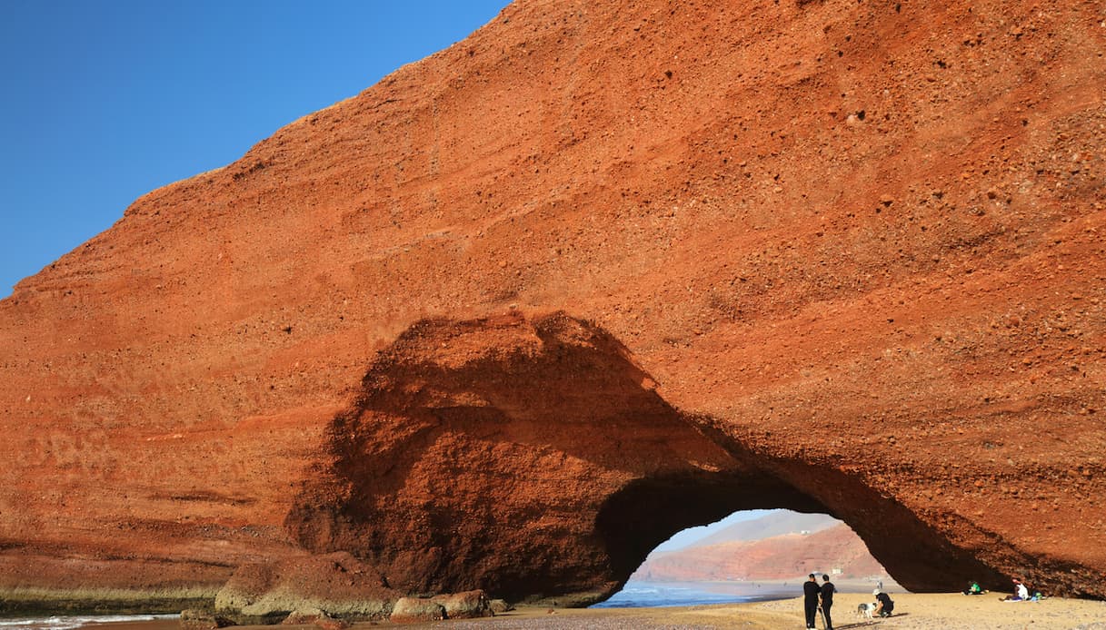 Spiaggia di Legzira, Marocco